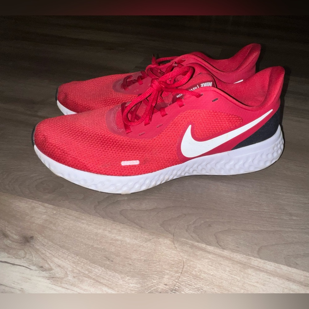 Nike Red and Black Sneakers